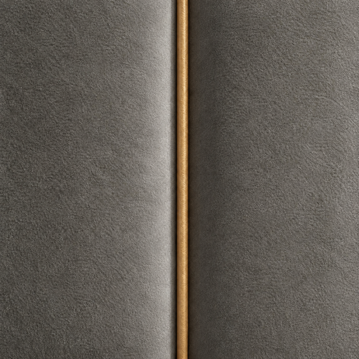 Pat Belmonde 180x200 cm Tapitat Catifea Grey Somiera Inclusa [10]