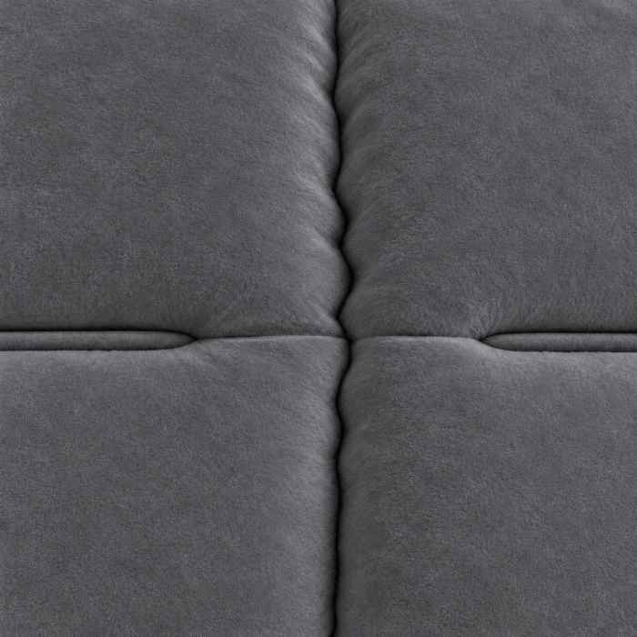 Pat Convers 160x200 cm Cu Lada De Depozitare Tapitat Catifea Gri Inchis Somiera Inclusa [11]