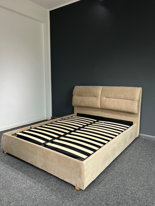 Pat Convers 160x200 cm Tapitat Stofa Teddy Nuanta Alb [5]