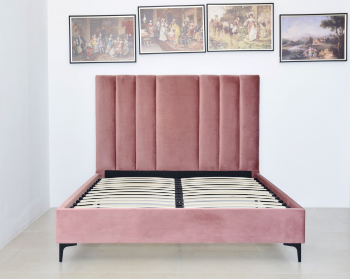 Pat Deja Vu 160x200 cm Tapitat Catifea Magenta [3]