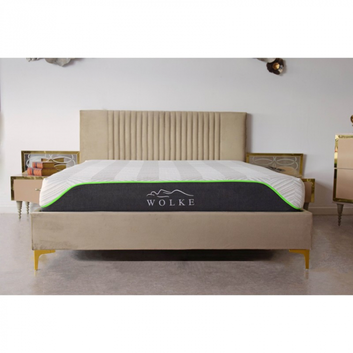 Pat Elegance 160x200 cm Tapitat Catifea Camel [4]