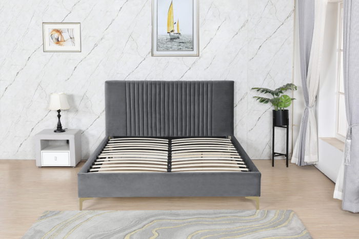 Pat Elegance 160x200 cm Tapitat Catifea Camel [3]