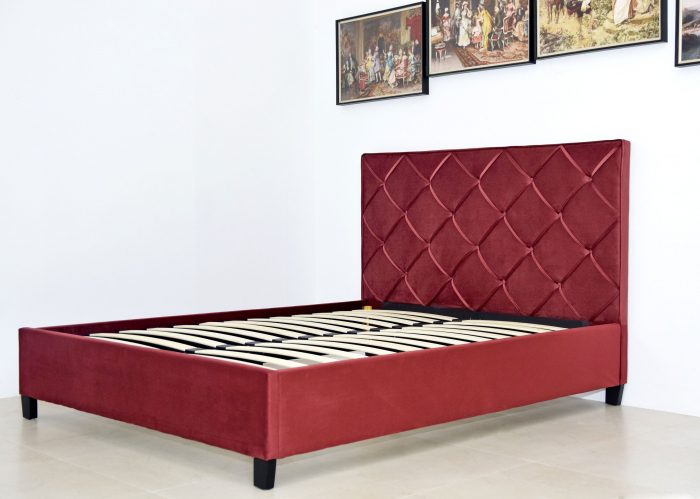 Pat Hypnotic 160x200 cm Tapitat Catifea Bej [3]