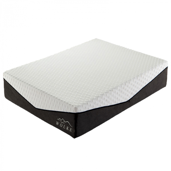 Pat Misterio 180x200 cm Crem + Saltea Wolke Memory Confortable Airflow 180x200x30 cm [9]