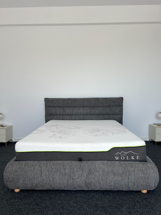 Pat Prestige 180x200 Lada de Depozitare Tapitat Sofa Gri (cod:ML2514) [3]