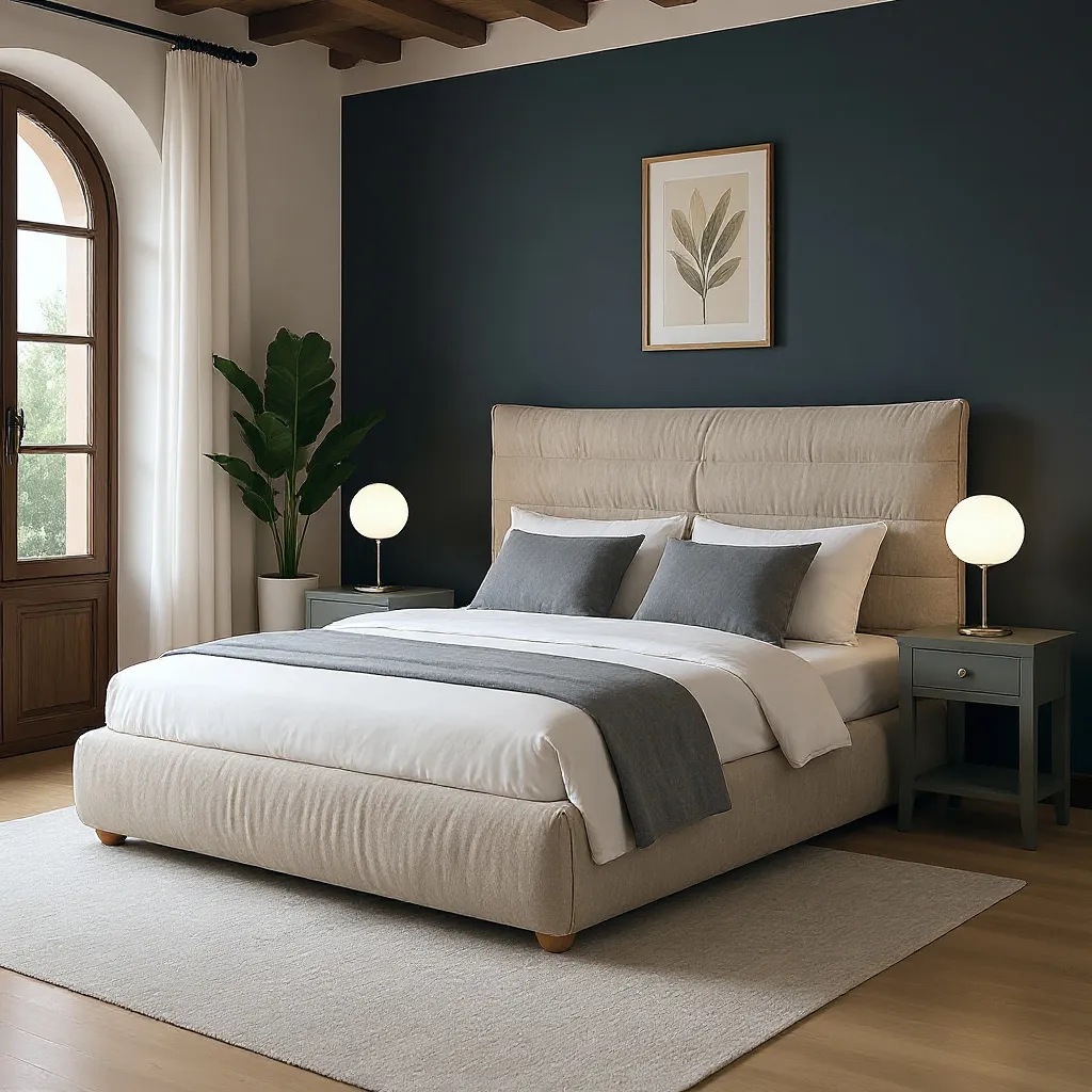 Pat Prestige 180x200 Lada de Depozitare Tapitat Sofa Gri (cod:ML2514) [4]