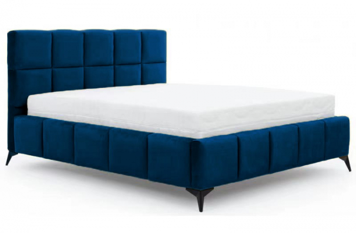 Pat Rubik 160x200 cm Tapitat Catifea Crem Somiera Inclusa ( COD ML 2223-HLR-01) [2]