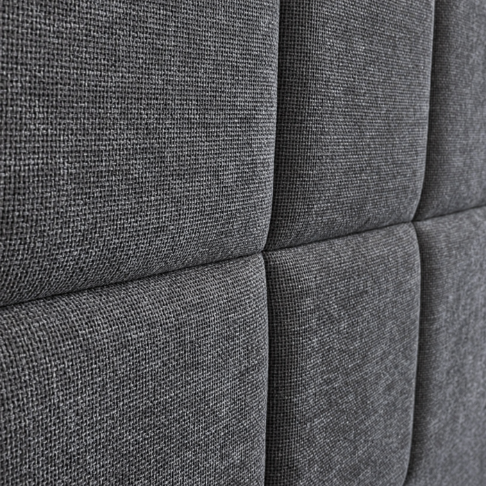 Pat Rubik 180x200 cm Tapitat Stofa Gri Somiera Inclusa (cod ML2223-15) [5]