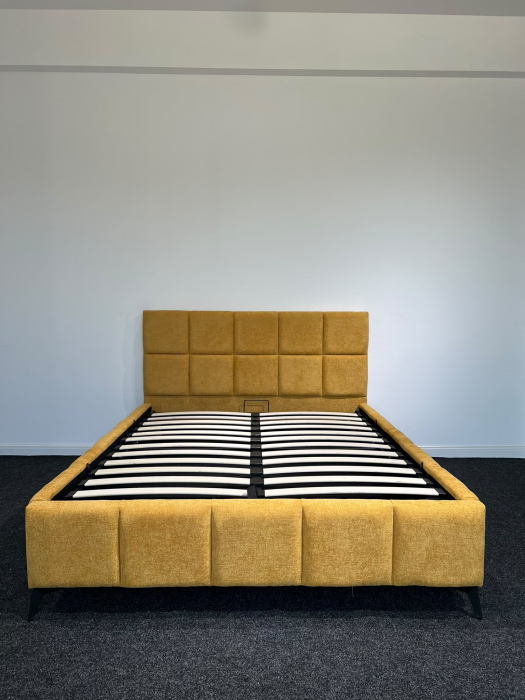Pat Rubik 180x200 cm Tapitat Catifea Crem Somiera Inclusa  Marketmob [7]