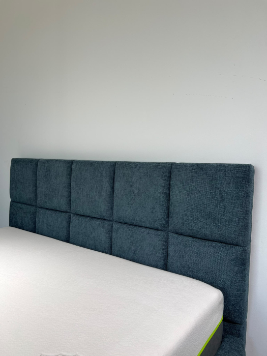 Pat Rubik 180x200 cm Tapitat Catifea Crem Somiera Inclusa  Marketmob [2]