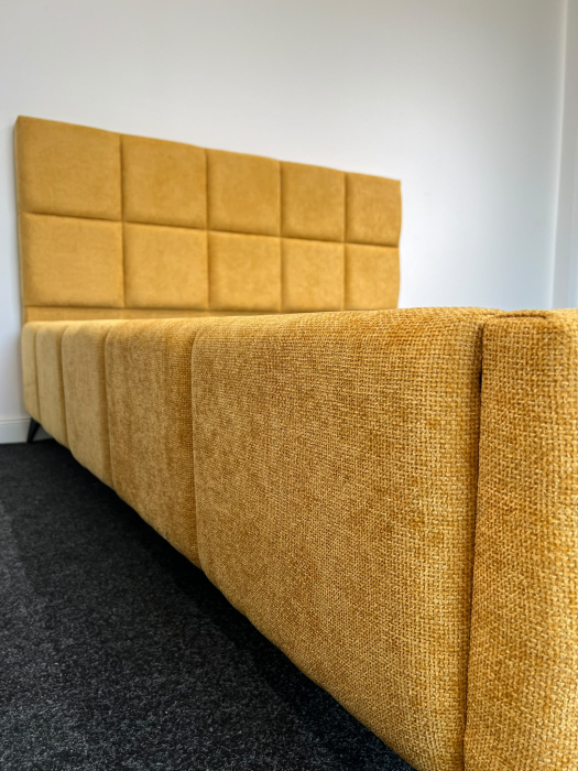 Pat Rubik 180x200 cm Tapitat Catifea Crem Somiera Inclusa  Marketmob [8]