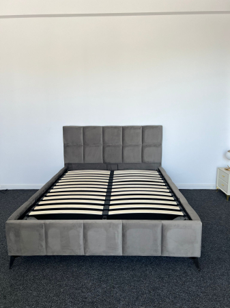 Pat Rubik 180x200 cm Tapitat Catifea Crem Somiera Inclusa  Marketmob [3]