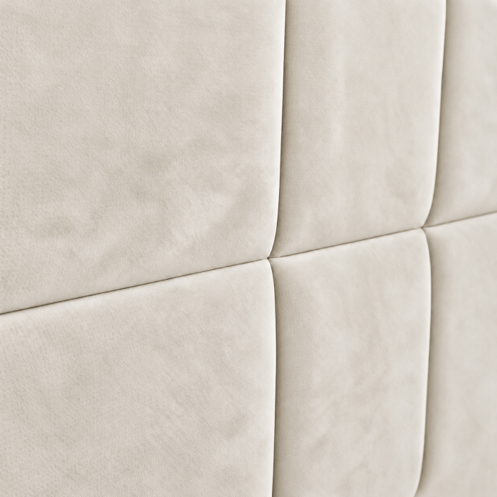 Pat Rubik 160x200 cm Tapitat Catifea Crem Somiera Inclusa (cod ML2223-01) [6]