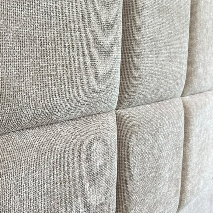 Pat Rubik 180x200 cu Lada de Depozitare Tapitat Stofa Galbena Somiera Inclusa [7]