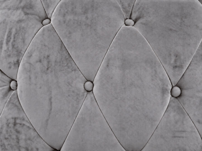 Pat Silver 160x200 cm Tapitat Catifea Gri [10]