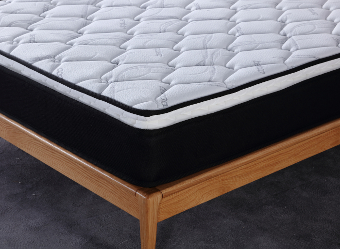 Saltea ortopedica Wolke Bamboo Bonnell Spring Confort 180x200x23 cm, cu arcuri tip Bonnell + topper spuma poliuretanica 3 cm, fermitate moale [4]