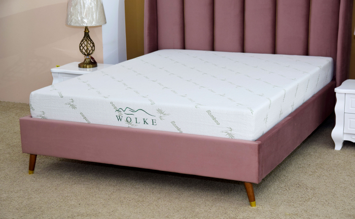 Saltea ortopedica Wolke Memory Bamboo 160x200x20 cm, husa detasabila cu fermoar, 1 cm spuma memory gel, 19 cm spuma poliuretanica de baza, fermitate medie [5]