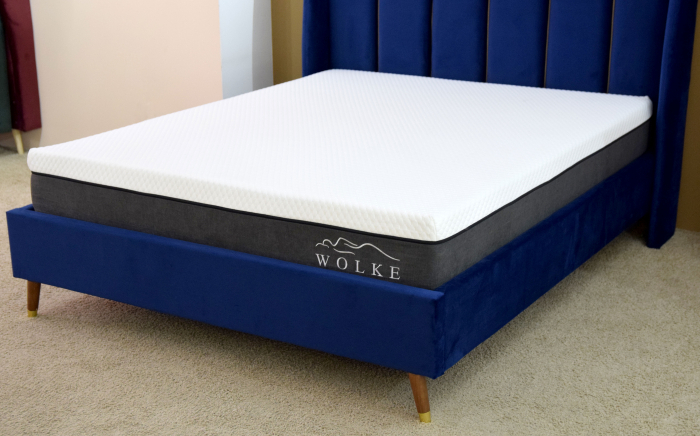 Saltea ortopedica Wolke Memory Basic Gel 160x200x23 cm, husa detasabila cu fermoar, 1 cm spuma memory gel, 6 cm spuma de comfort, 16 cm spuma poliuretanica ferma, nivel fermitate medie [4]