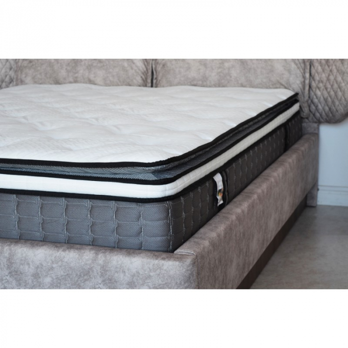 Saltea ortopedica Wolke Pocket Spring Deluxe 160x200x32 cm, cu arcuri individuale, spuma poliuretanica de 2 cm si spuma de confort de 5 cm, fermitate medie [5]
