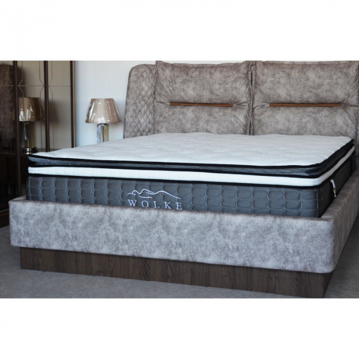 Saltea ortopedica Wolke Pocket Spring Deluxe 180x200x32 cm, cu arcuri individuale, spuma poliuretanica de 2 cm si spuma de confort de 5 cm, fermitate medie [4]