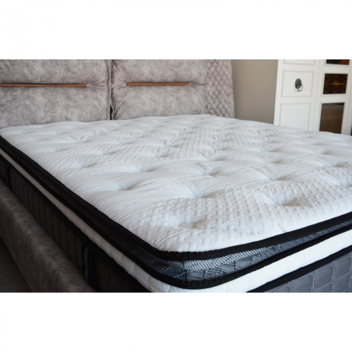 Saltea ortopedica Wolke Pocket Spring Deluxe 180x200x32 cm, cu arcuri individuale, spuma poliuretanica de 2 cm si spuma de confort de 5 cm, fermitate medie [8]