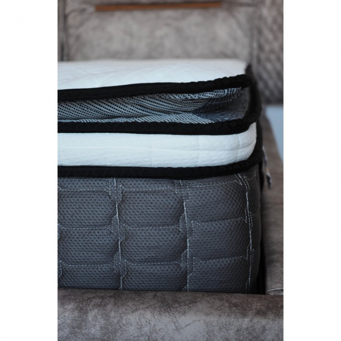 Saltea ortopedica Wolke Pocket Spring Deluxe 180x200x32 cm, cu arcuri individuale, spuma poliuretanica de 2 cm si spuma de confort de 5 cm, fermitate medie [7]