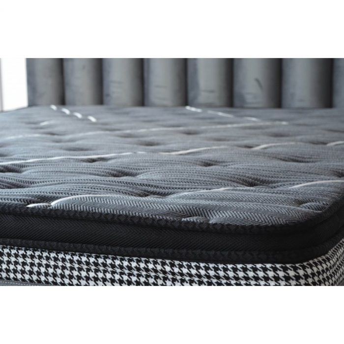 Saltea ortopedica Wolke Pocket Spring Latex 180x200x25 cm, cu arcuri individuale, latex de 2 cm si spuma confort 2 cm, fermitate medie [8]