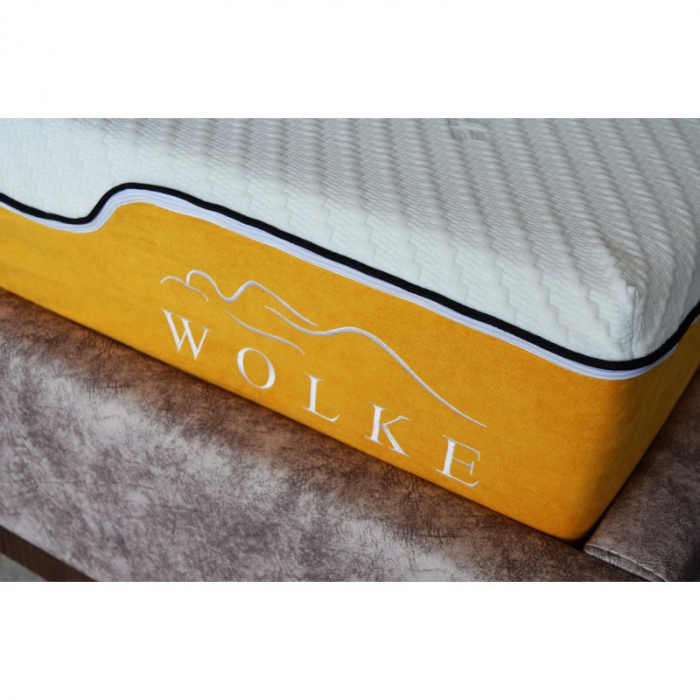 Saltea ortopedica Wolke Memory Cooling Gel AirFresh, 160x200x23 cm, spuma poliuretanica cu memorie, hipoalergenica, antibacterian, fermitate medie [9]