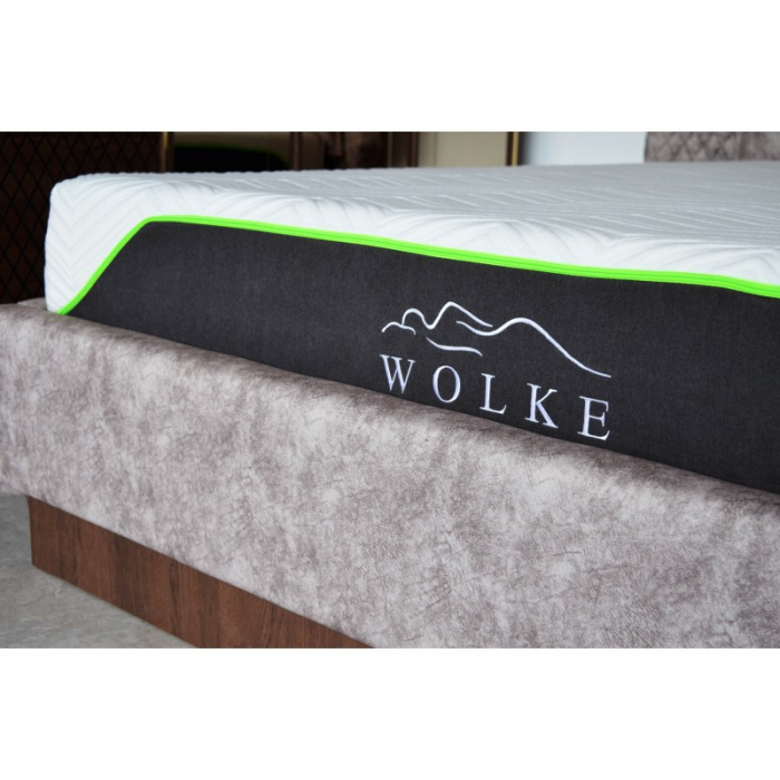 Saltea ortopedica Wolke Memory Active Cooling Gel, 160x200x25cm, cu spuma poliuretanica cu memorie, hipoalergenica, antibacterian, fermitate medie [6]