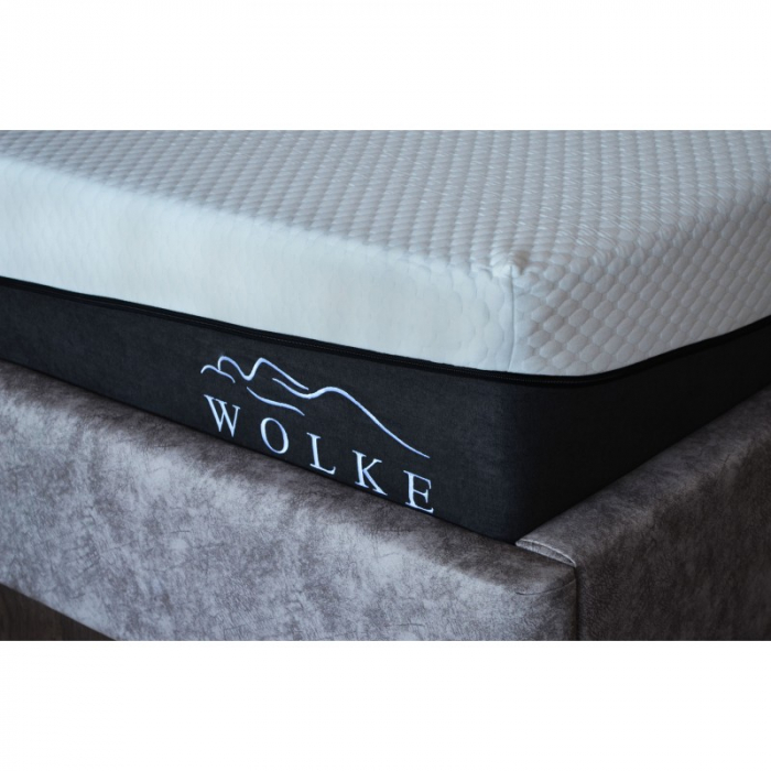 Saltea ortopedica Wolke Memory Confortable Airflow 160x200x30 cm, spuma poliuretanica cu memorie, antibacteriana, hipoalergenic, gel racitor, fermitate medie [5]