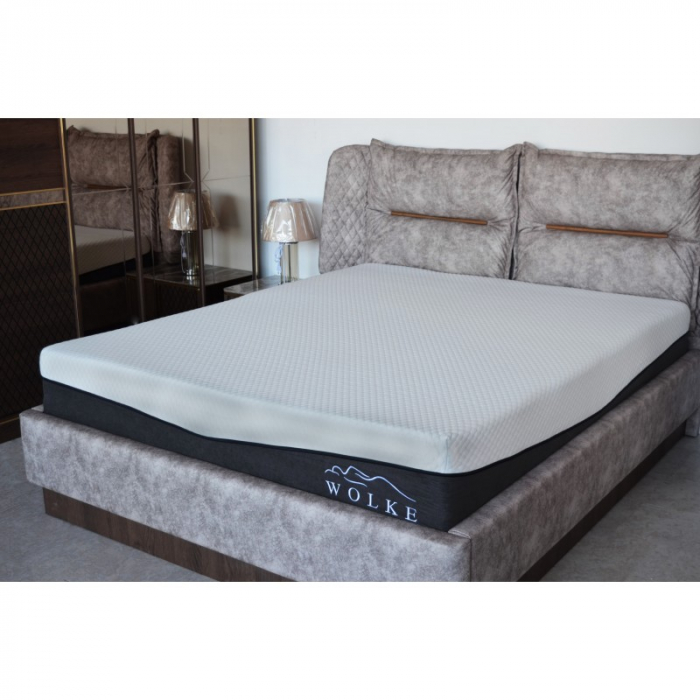 Saltea ortopedica Wolke Memory Confortable Airflow 160x200x30 cm, spuma poliuretanica cu memorie, antibacteriana, hipoalergenic, gel racitor, fermitate medie [4]
