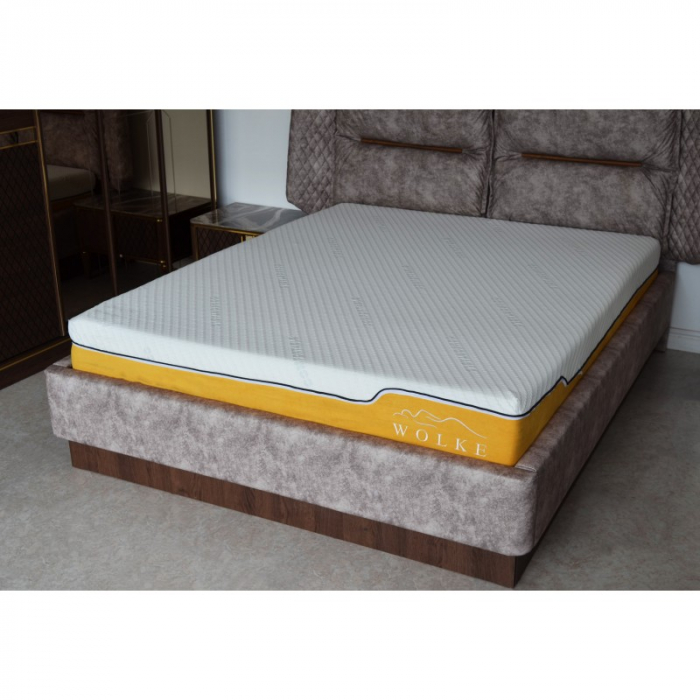 Saltea ortopedica Wolke Memory Cooling Gel AirFresh, 180x200x23 cm, spuma poliuretanica cu memorie, hipoalergenica, antibacterian, fermitate medie [5]