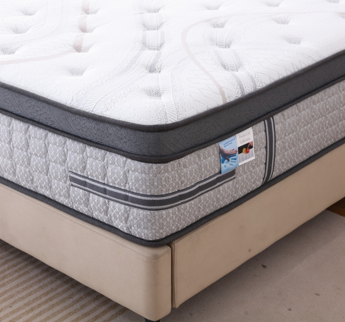 Saltea Wolke Arcuri Pocket Spring + Spuma + Memory Cooling Gel 183x203x32 cm [3]