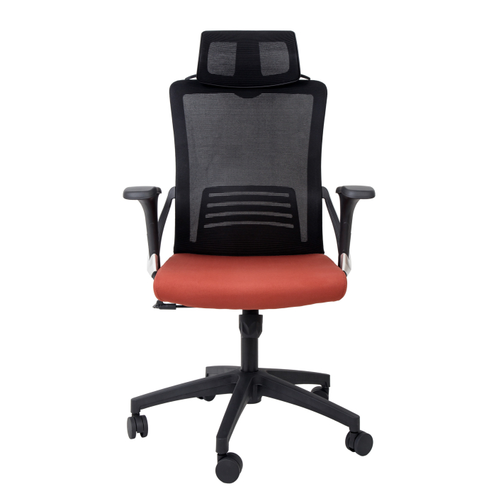 Scaun Birou Monaco H Nuanta Negru/Bordo [2]