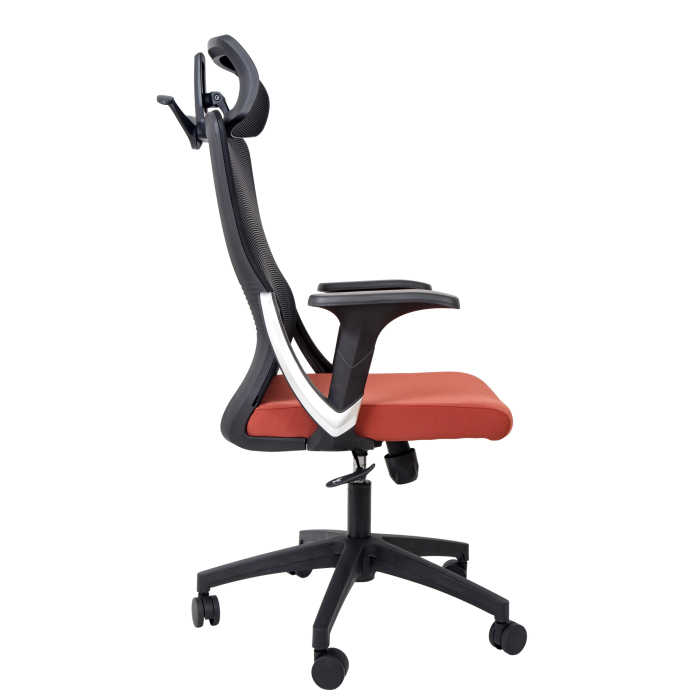 Scaun Birou Monaco H Nuanta Negru/Bordo [3]