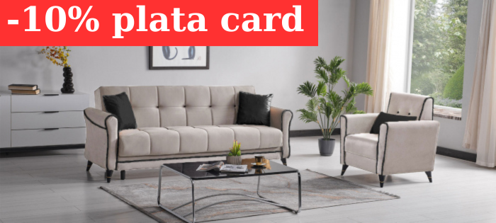 Set 3+1+1 Viktorya Lada Depozitare Tapitat Catifea Bej/Gri Inchis (cod 13205) [4]