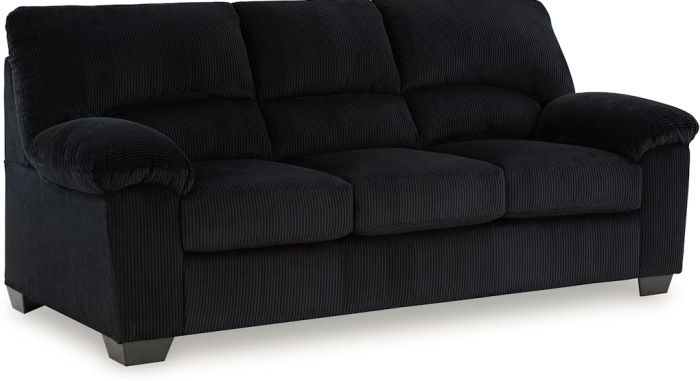 Set Canapele 3+2+1 Simplejoy Tapitat Culoare Negru [2]