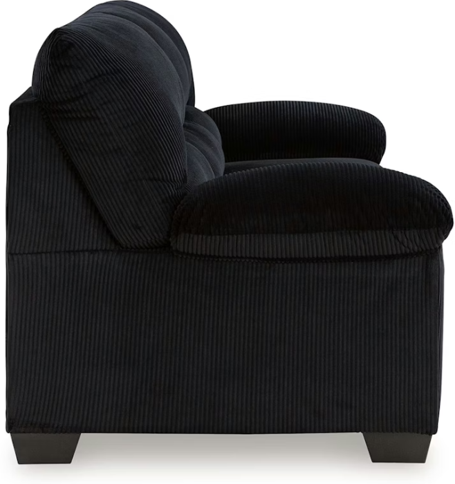 Set Canapele 3+2+1 Simplejoy Tapitat Culoare Negru [4]