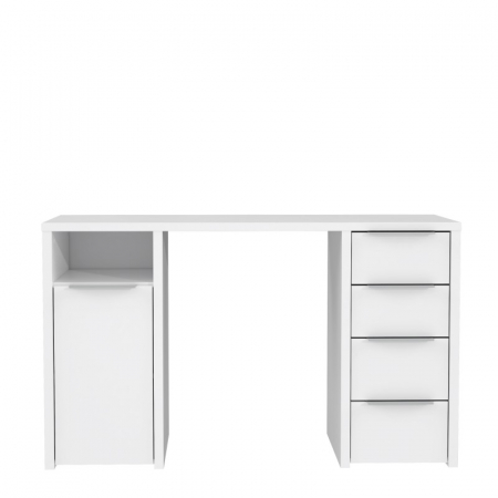 Birou safari 125x75x50 cm Nuanta Alb [2]