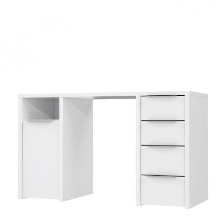 Birou safari 125x75x50 cm Nuanta Alb [4]