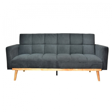 Canapea Dallas 214x84x84 cm Rabatabila Stofa Dark Grey [1]