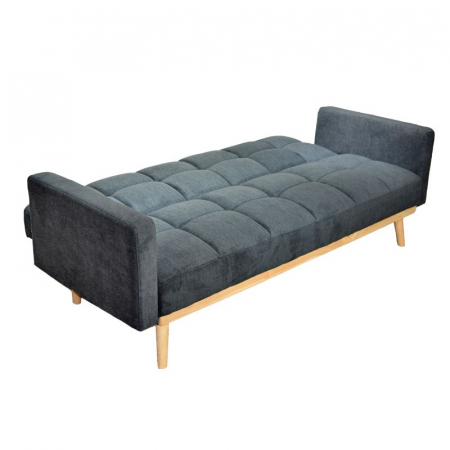 Canapea Dallas 214x84x84 cm Rabatabila Stofa Dark Grey [3]