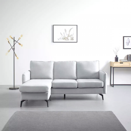 Produse - Coltar Hyperion Reversibil Stânga/Dreapta 193x86x136 cm Stofa Gri