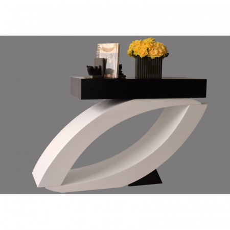 Consola Oscar 140x82x40 cm FA092 Alb/Negru [2]