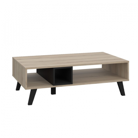 Masa Lora 110x35x65 cm Nuanta Sonoma/Negru [1]
