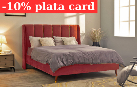 Pat Belmonde 160x200 cm Tapitat Catifea Burgundy Somiera Inclusa [2]