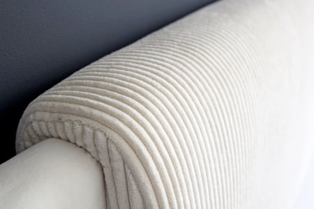 Pat Lyra 180x200 cm Tapitat Catifea Crem Somiera Inclusa Ml 2432 [8]