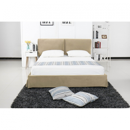 Pat Majestic 180x200 cm Tapitat Catifea Camel [1]