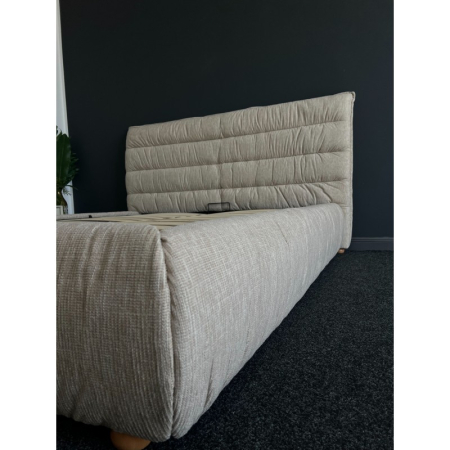 PAT PRESTIGE 160X200 CU LADA DE DEPOZITARE STOFA BEJ [2]