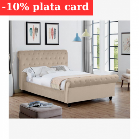 Pat Silver 140x200 cm Tapitat Catifea Crem